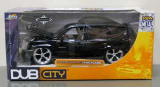 2002 Cadillac Escalade Diecast Model   Jada 1:24 Black  