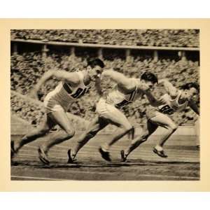  1936 Olympics Decathlon 100 M. Race Leni Riefenstahl 