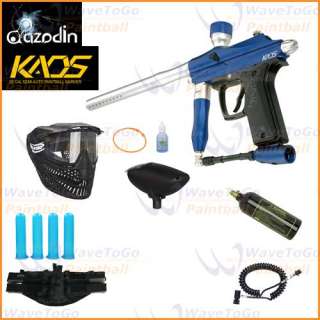 You are bidding on the BRAND NEW Azodin Kaos Paintball Package, that 