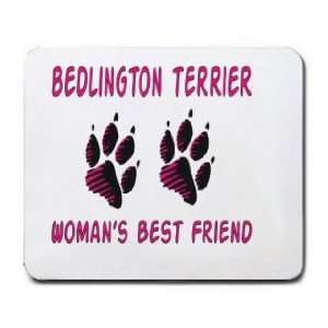  BEDLINGTON TERRIER WOMANS BEST FRIEND Mousepad Office 