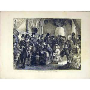   : Holiday Time Tower London Beef Eater Old Print 1871: Home & Kitchen