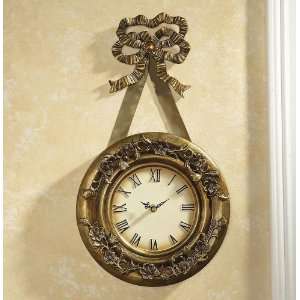  Ribbon Hanging Wall Clock By Collections Etc: Home 