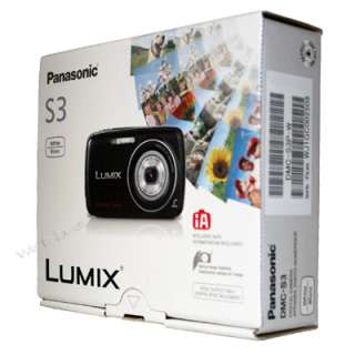 Panasonic LUMIX DMC S3 14.1 MP WHITE Digital Camera  New 