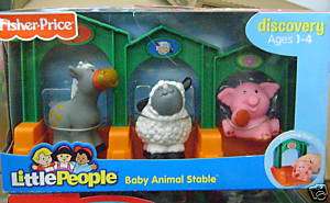 FISHER PRICE LITTLE PEOPLE BABY ANIMAL STABLE *NEW*  