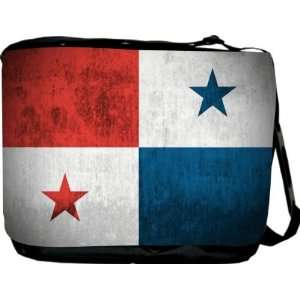 Panama Flag Messenger Bag   Book Bag   School Bag   Reporter Bag 