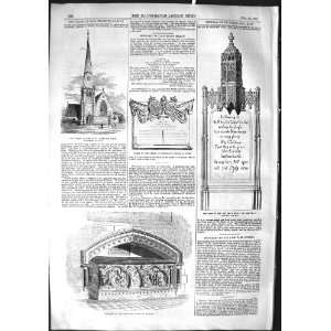   1855 Monument Earl Somers Eastnor Chapel Ease Bellot