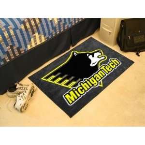  Michigan Tech Huskies Starter Rug/Carpet Welcome/Door Mat 