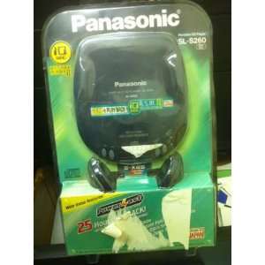  Panasonic SLS260 Portable CD Player with 10 Second Anti 