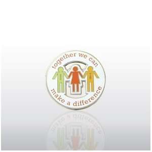  Lapel Pin   Together We Can Make a Difference   Theme 