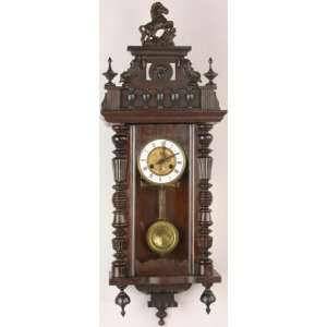   Art Deco German Regulator Regulateur Wall Clock Horse 