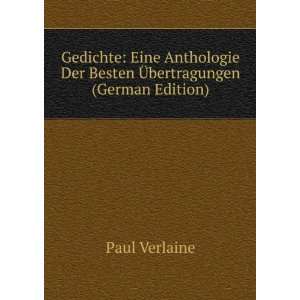   Der Besten Ã?bertragungen (German Edition) Paul Verlaine Books