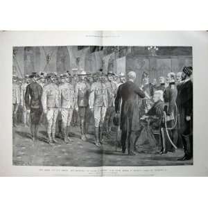   1900 Queen Colonial Soldiers Windsor Castle War Army