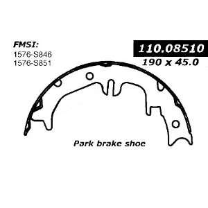  Centric Parts, 111.08510, Centric Brake Shoes Automotive