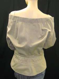 NWT GIANFRANCO FERRE Wide Neck Cotton Jacket 50 $1873  