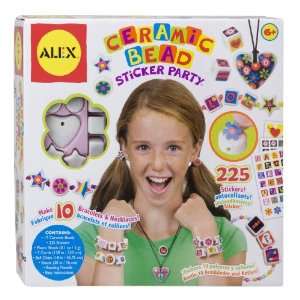  Alex Ceramic Bead Sticker Party: Toys & Games