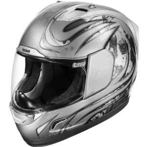   Alliance Street Bike Motorcycle Helmet   Silver / 2X Large: Automotive