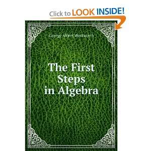  The First Steps in Algebra George Albert Wentworth Books