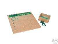 New Montessori Division Bead Board  