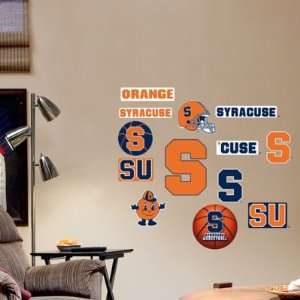   Syracuse Orangemen Team Logo Assortment Fathead NIB 