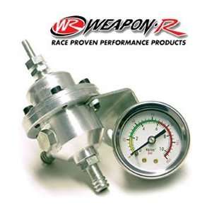 Weapon R Billet Aluminum Adjustable Universal Fuel Pressure Regulator 