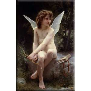 Love on the Look Out 10x16 Streched Canvas Art by Bouguereau, William 