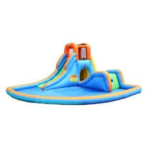  Bounceland Inflatable Cascade Water Slide with Pool: Toys 