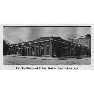 Municipal public market,Birmingham,Jefferson County,Alabama,AL,1929 