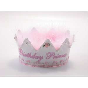  Girls Birthday Princess Pink Crown: Toys & Games