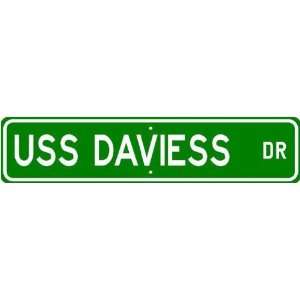   USS DAVIESS COUNTY LST 692 Street Sign   Navy Ship