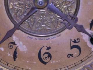   Ingraham Shelf Clock Regent 8 Day Clock Like Ansonia Seth Thomas