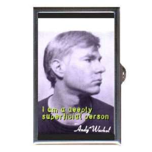  ANDY WARHOL DEEPLY SUPERFICIAL Coin, Mint or Pill Box 