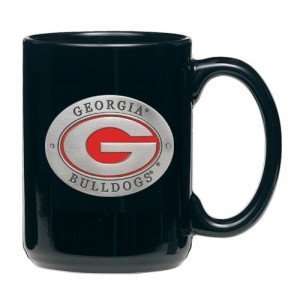  Georgia Bulldogs Black Coffee Mug