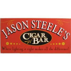  Cigar Bar Personalized Routed Edge 10x20 Davis & Small 