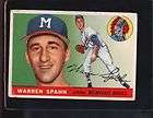 1955 Topps 31 Warren Spahn EXMT B66609  