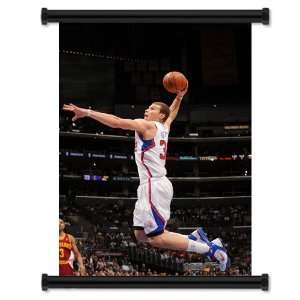 com Blake Griffin Los Angeles Clippers Dunk Fabric Wall Scroll Poster 