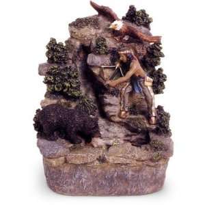  Fountain Indian W/Eagle Hunting Rabbit 11 Home & Kitchen