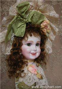 Rare Smiling Jumeau 203 Bisque doll HEAD ONLY by Emily Hart  