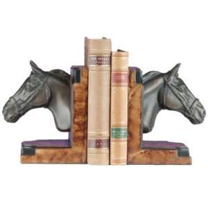  OK Casting Horse Head Display Bookends: Home & Kitchen