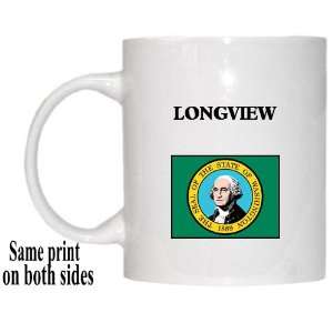    US State Flag   LONGVIEW, Washington (WA) Mug 