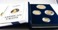 1990 American Eagle 4 Coin Proof Set US American Gold Bullion 