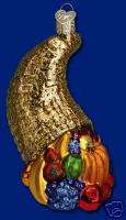 Fall Cornucopia Thanksgiving Ornament ~ Old World 28038  