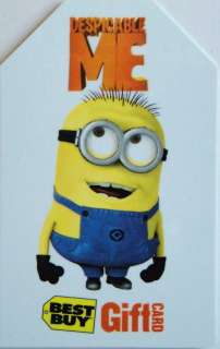 BEST BUY Gift Card DespicableMe COLLECTIBLE NO VALUE  