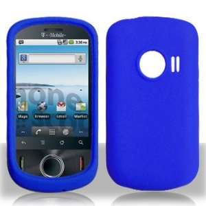  Blue Soft Silicon Skin Case Cover for Huawei M835: Cell 
