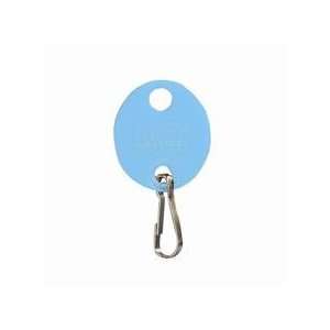  MMF Industries 201800908 Oval Key Tags with Snap Hook, Blue 