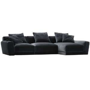  Contemporary Navy Blue Sectional Sofa