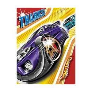 Hot Wheels Fast Action Thank You Notes 8ct Office 