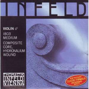    Infeld Violin Infeld Blue D Hydronalium Wound Composite Core, IB03