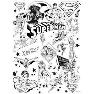  DC Comics   Superman Textile Fabric Poster: Home & Kitchen