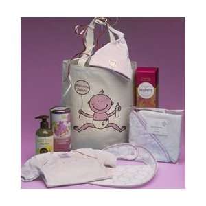 New Baby Girl Personalized Gift Basket:  Grocery & Gourmet 
