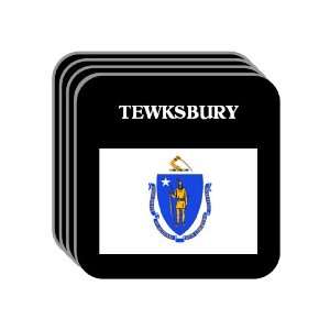 US State Flag   TEWKSBURY, Massachusetts (MA) Set of 4 Mini Mousepad 